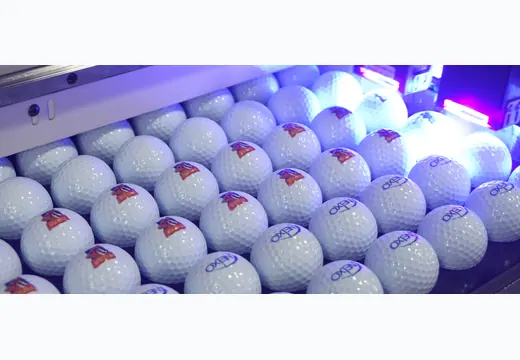 Banner Golf Ball Printing UV printing sample