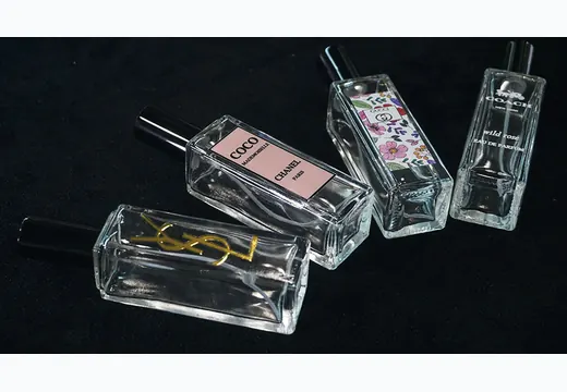 UV Glass Perfume Bottle Printing UV printing sample
