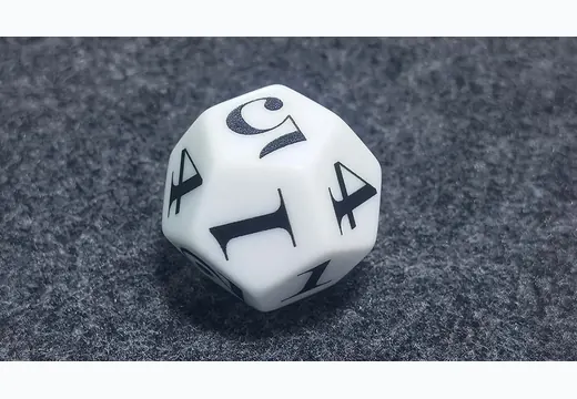 Dice Printing UV printing sample