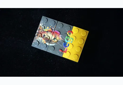 Lego Brick Printing UV printing sample