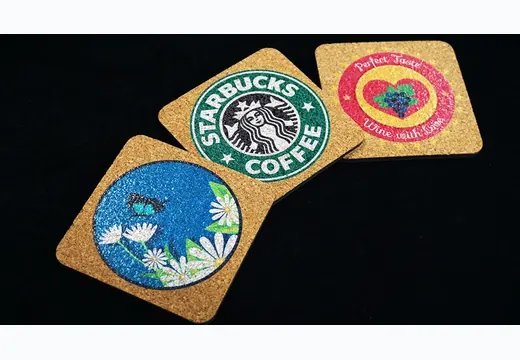Cork Printing UV printing sample