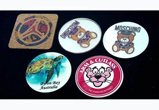 Coaster Printing 6 UV printing sample