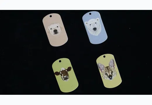 Dog Tag Printing UV printing sample
